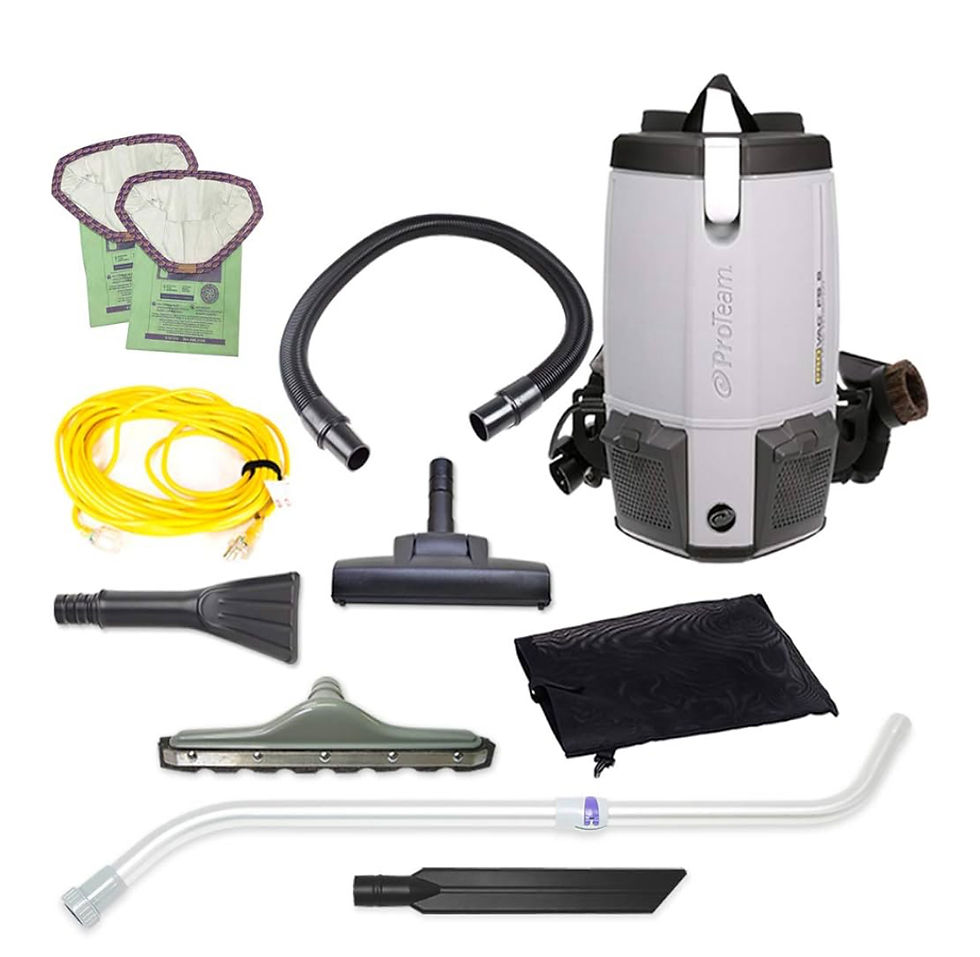 Thumbnail: ProTeam Commercial Backpack Vacuum Cleaner, ProVac FS 6 Vacuum Backpack with HEP