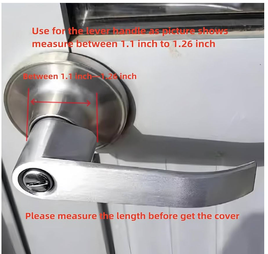Thumbnail: Keyed Door Handle Lockout Device Cover with Code to Disable Access to Keyhole Co