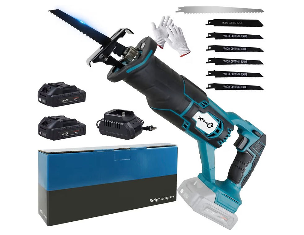 Thumbnail: Reciprocating Saw Cordless 20V 2×2.0Ah Batteries 0-2700 SPM Brushless Sawzall LE
