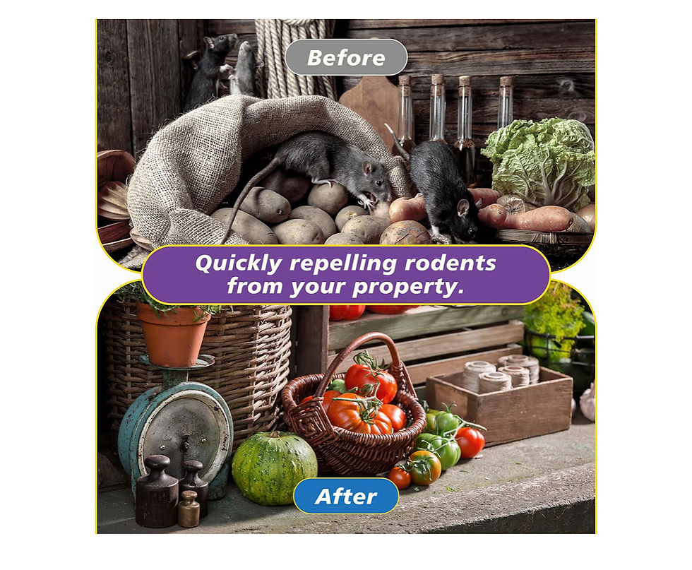 Thumbnail: Mouse Rodent Repellent, 24 Pack Mouse Repellent Balls - Peppermint Lemon Oil Mic