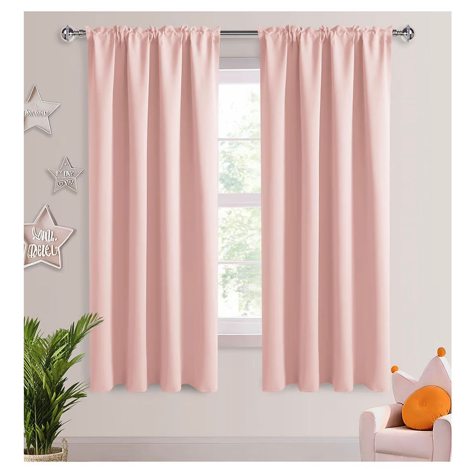 Thumbnail: DWCN Blackout Curtains – Thermal Insulated, Energy Saving & Noise Reducing Bedro