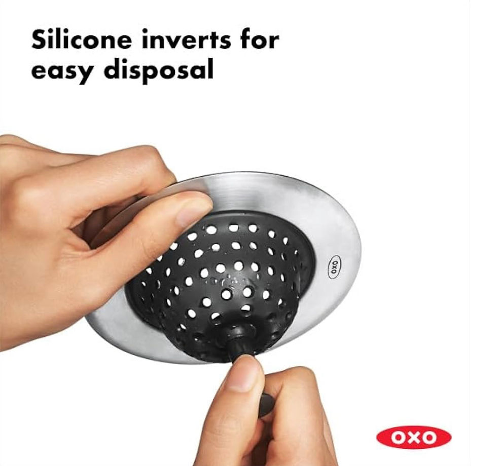 Thumbnail: OXO Good Grips Silicone Sink Drain Strainer