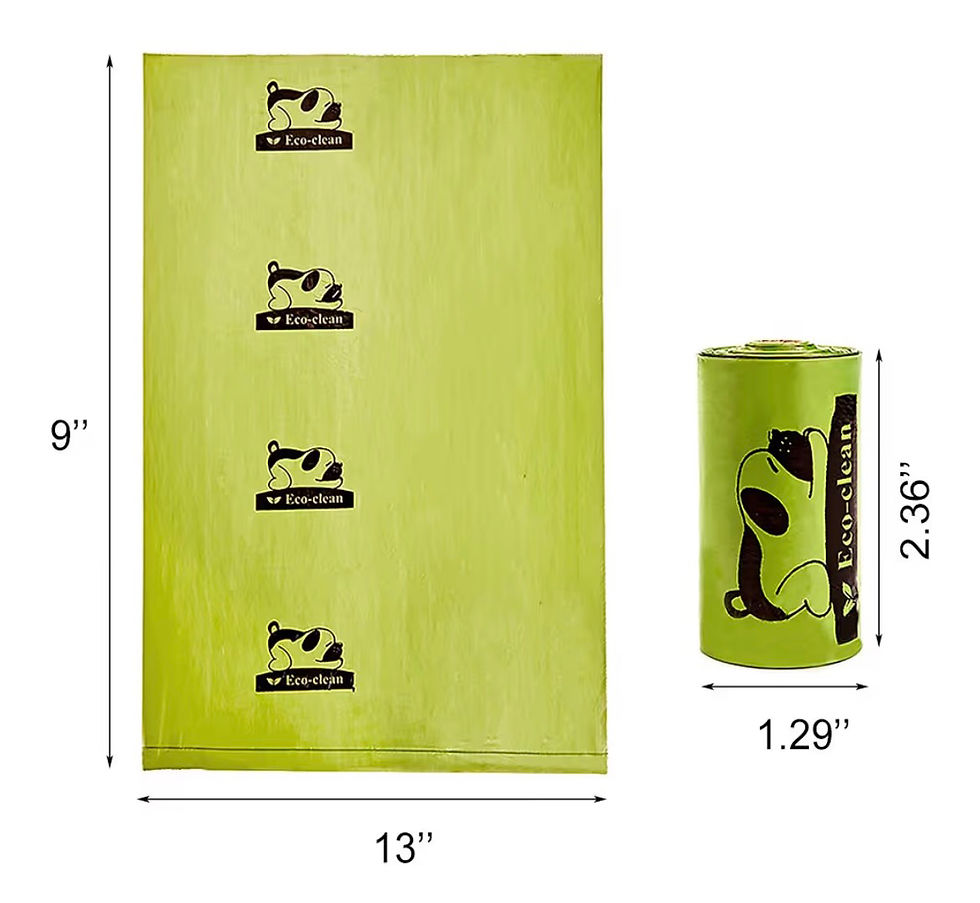 Thumbnail: ECO-CLEAN Dog Poop Bags, 60 Rolls / 900 Count Dog Waste Bags with Dispenser and 
