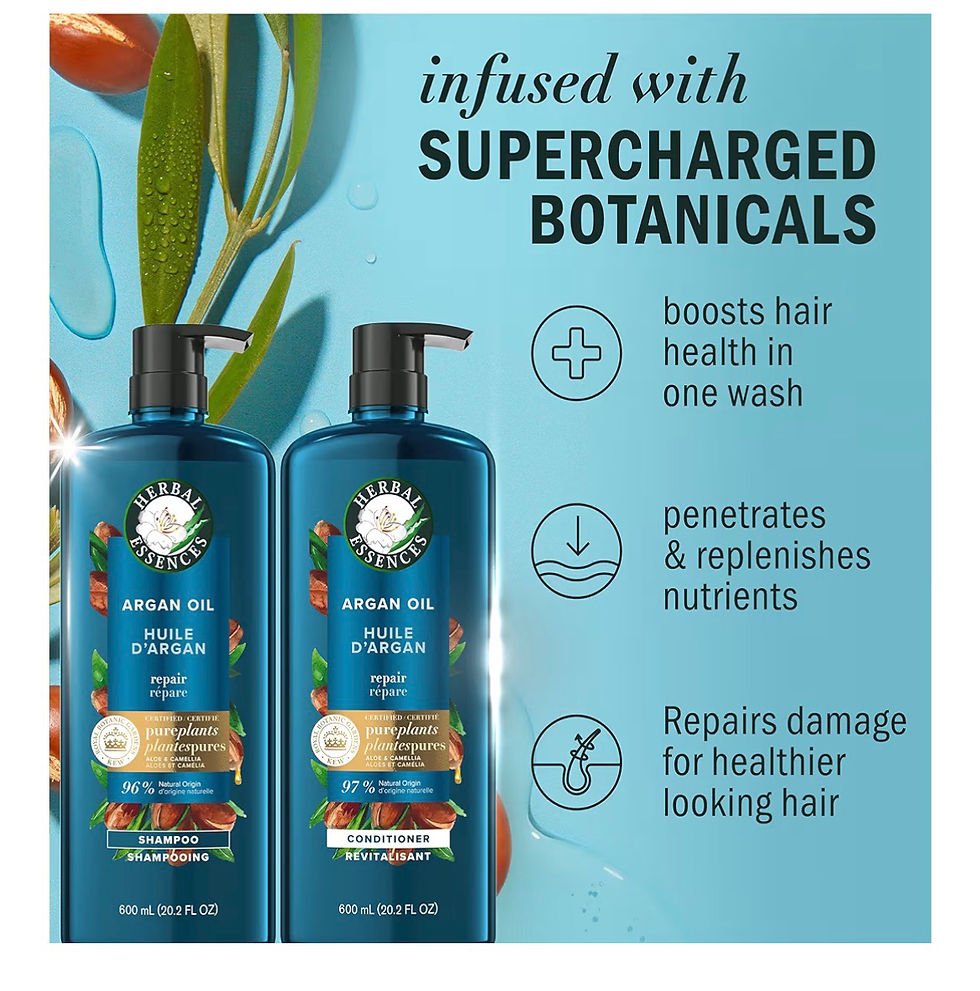 Thumbnail: Herbal Essences Argan Oil Repair Shampoo & Conditioner Set, Moisturizes & Smooth