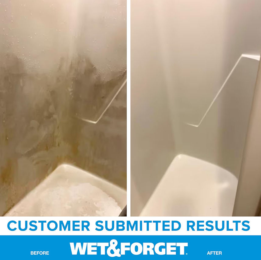 Thumbnail: Wet & Forget Shower Cleaner Weekly Application Requires No Scrubbing, Bleach-Fre