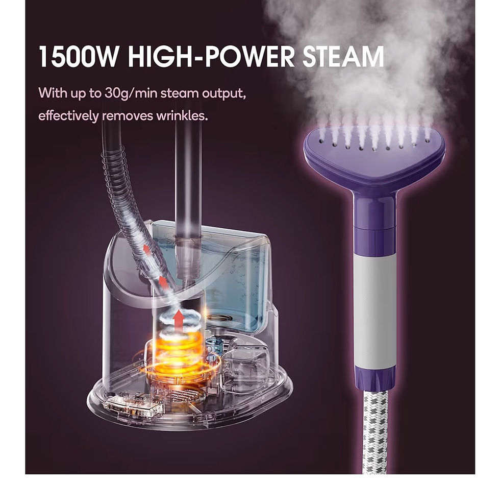 Thumbnail: Newbealer Standing Garment Steamer - 1500W Full-Size Vertical Clothes Steamer wi