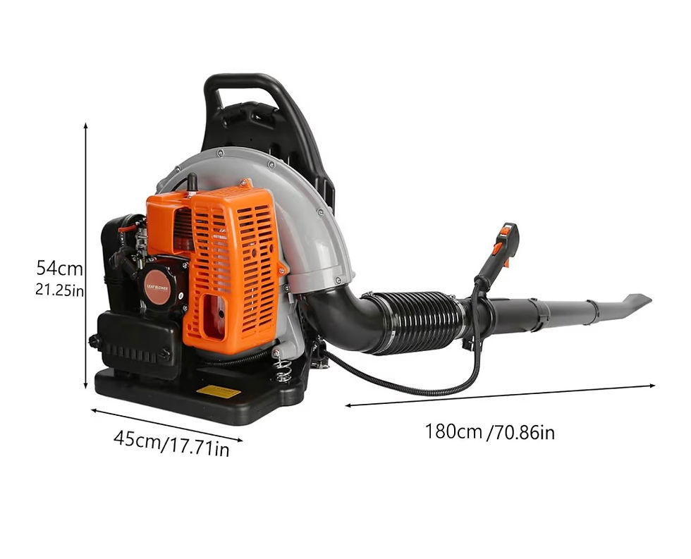 Thumbnail: 63CC 3HP 2 Stroke Backpack Gas Powered Leaf Blower, High Strength Snow Blower, G