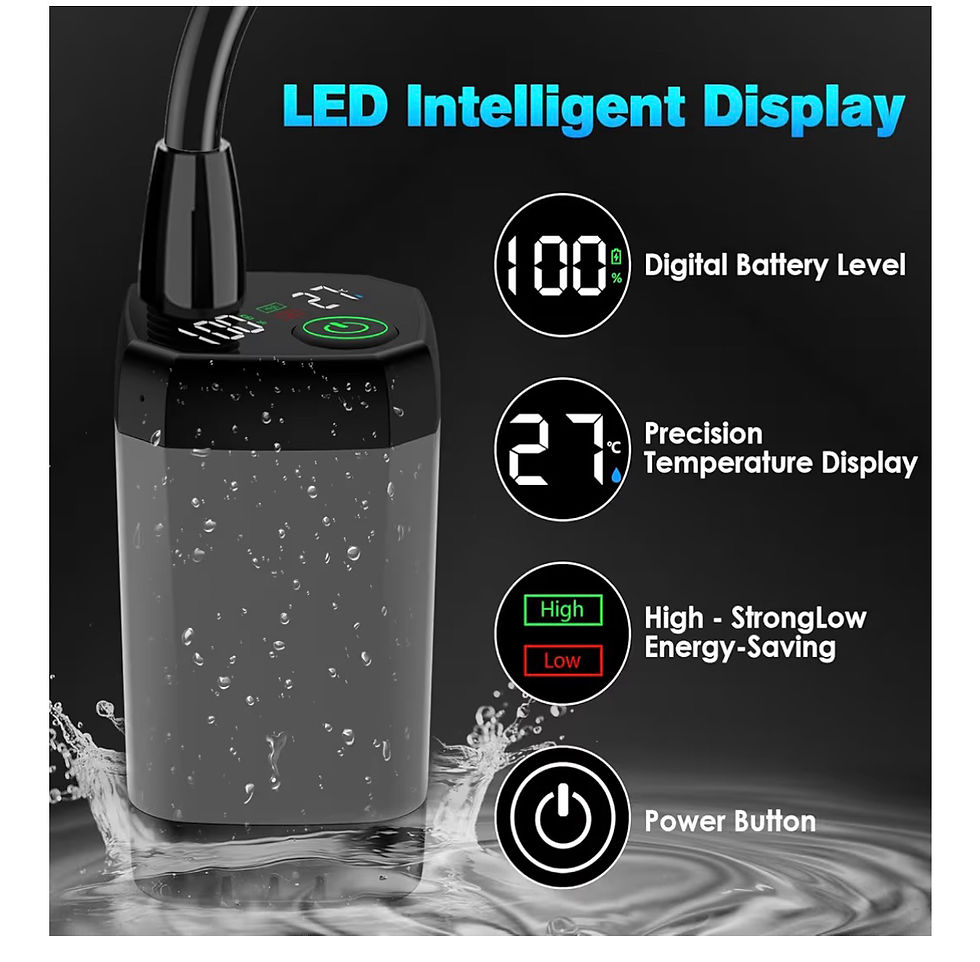 Thumbnail: Portable Shower, Portable Shower for Camping with 5 Gallon Collapsible Bucket, 6