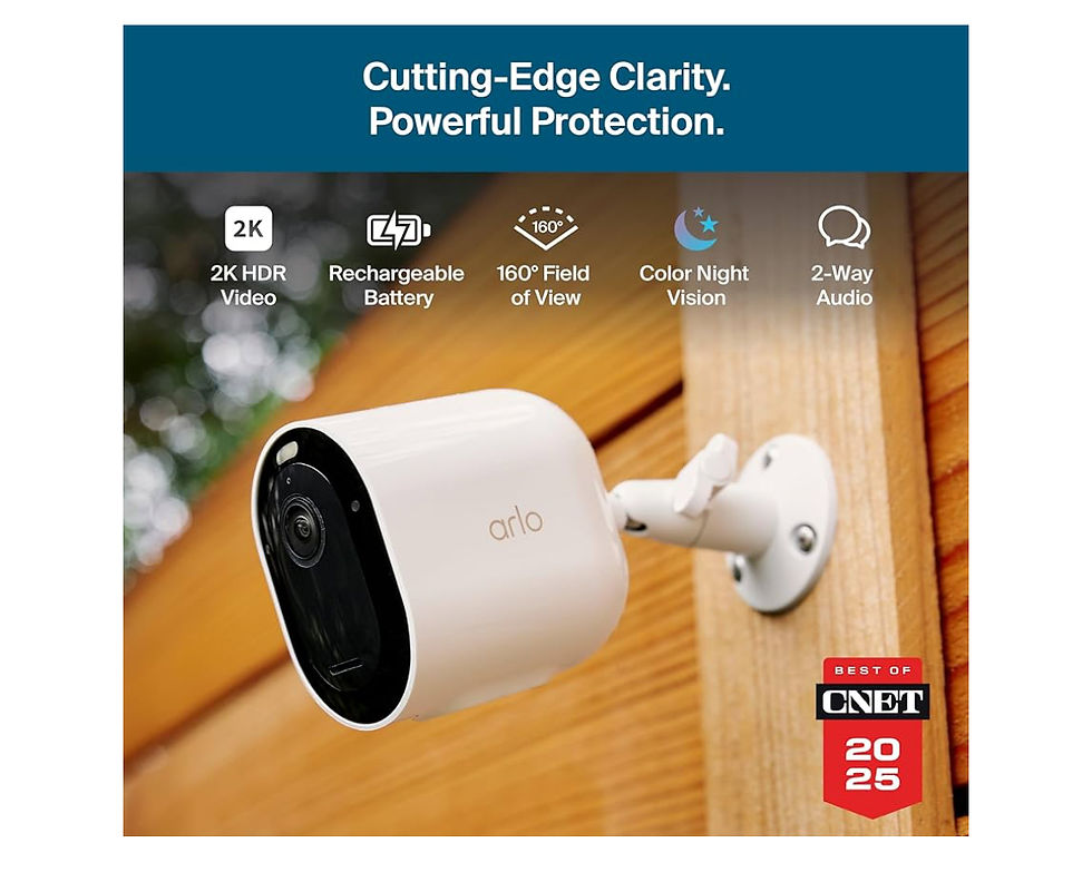 Thumbnail: Arlo Pro Security Camera 2K HDR (6th Gen, 2025 Release) - Wireless Outdoor Camer