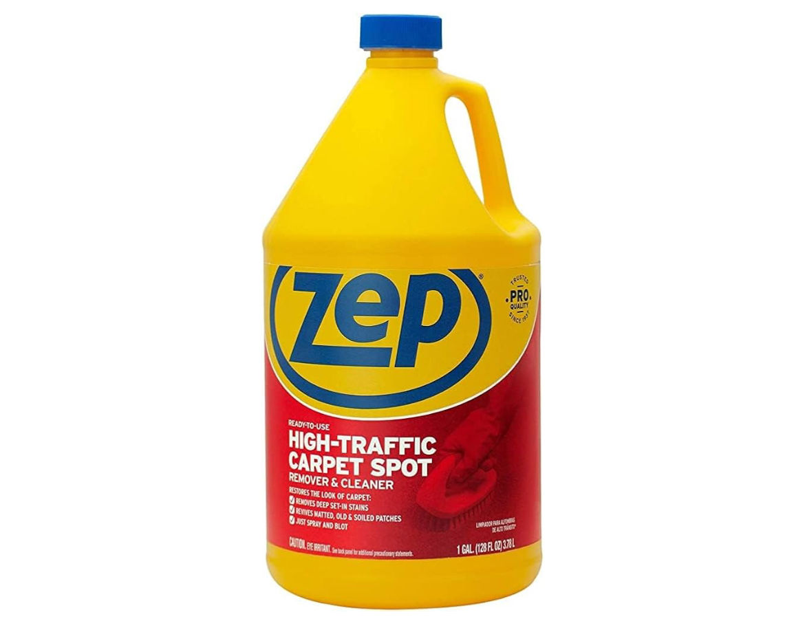 Zep High Traffic Carpet Cleaner - 1 Gallon - Penetrating Formula Removes Deep St