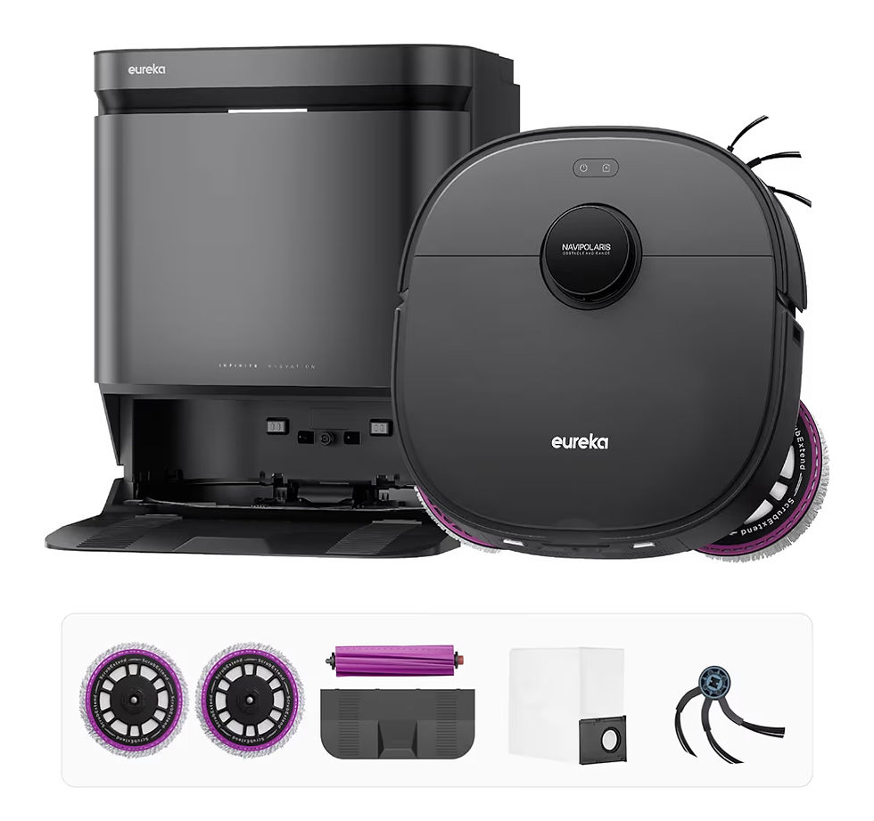 Thumbnail: Eureka J15 Evo Ultra Self-Emptying Robot Vacuum Combo, 22,000 Pa Suction Auto Mo