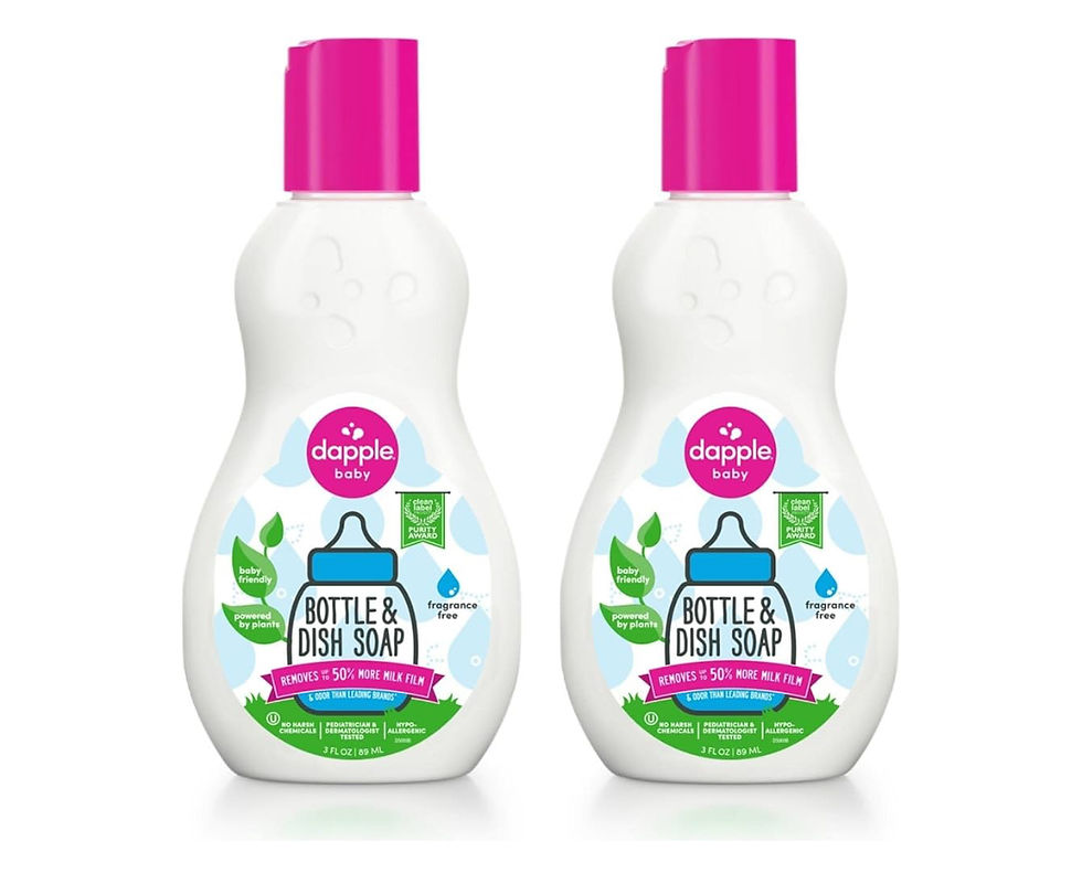 Thumbnail: Dapple Baby Bottle Soap, Hypoallergenic Dish Soap for Baby Bottles, Powered by P