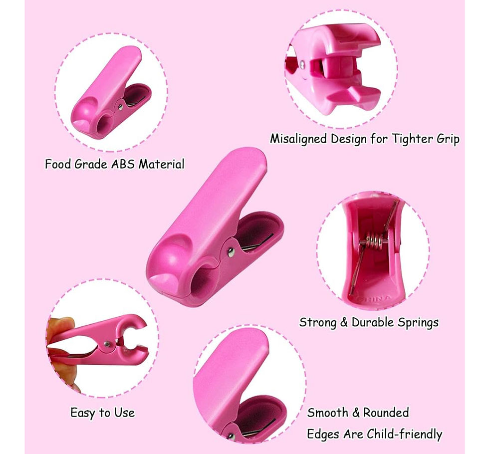 Thumbnail: Aranray 11 Pack Chip Clips Food Bag Clips for Food Packages Chips Storage Bags H