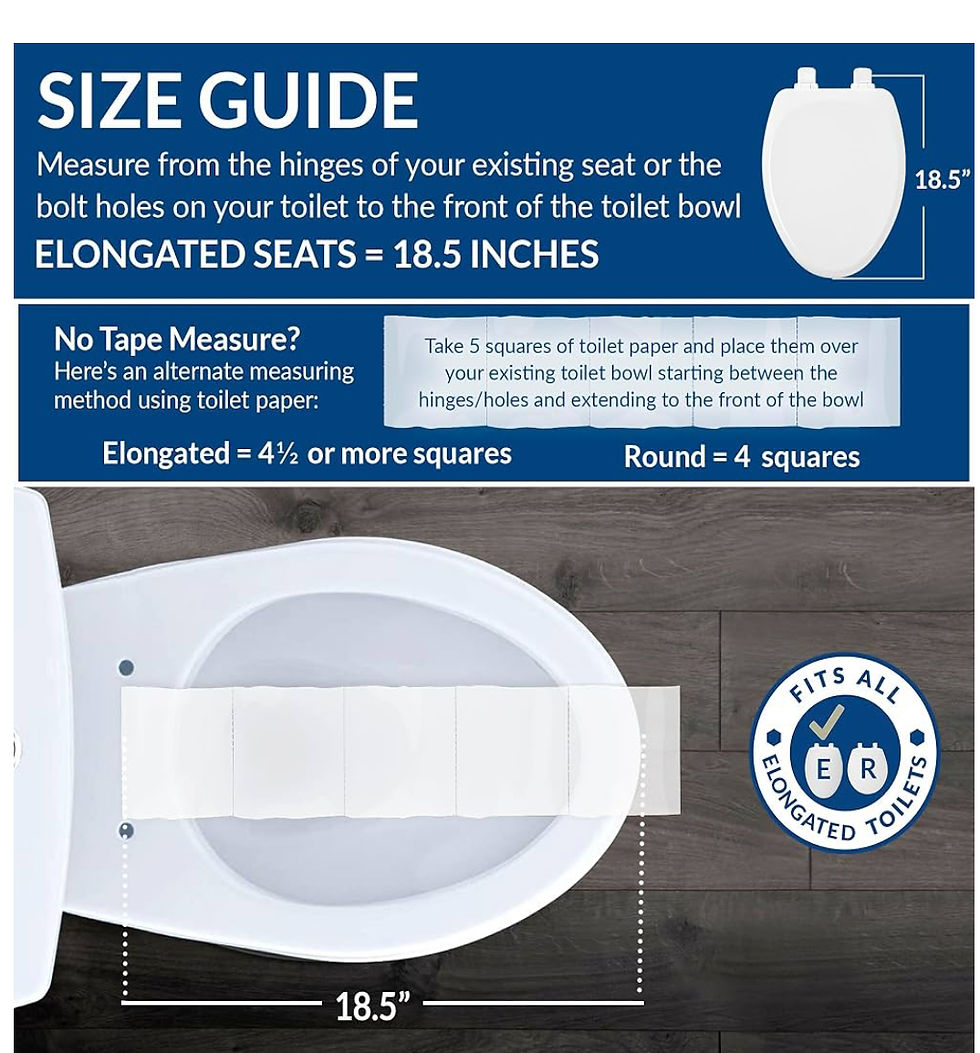 Thumbnail: Bemis 170 Durable Plastic Toilet Seat, Elongated, White