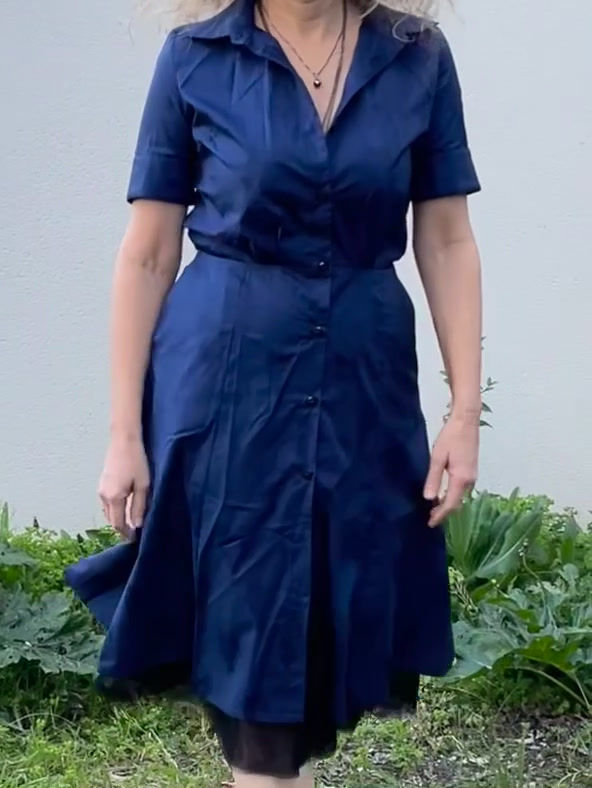 Thumbnail: LEA INDIGO date tree DRESS