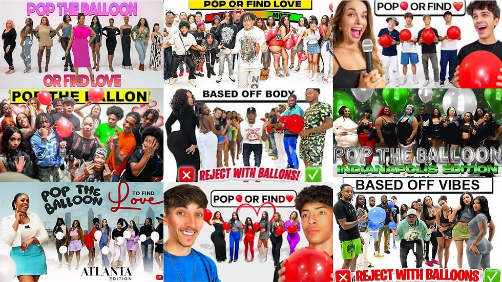 Why do Black people love popping the balloon?