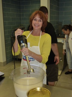 Kathy at ‘Gelato School’