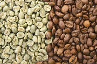 Green & Roasted Coffee Beans