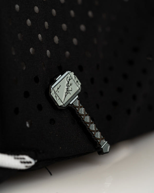 Thumbnail: Thor's Hammer Black - Perforated Rope Hat