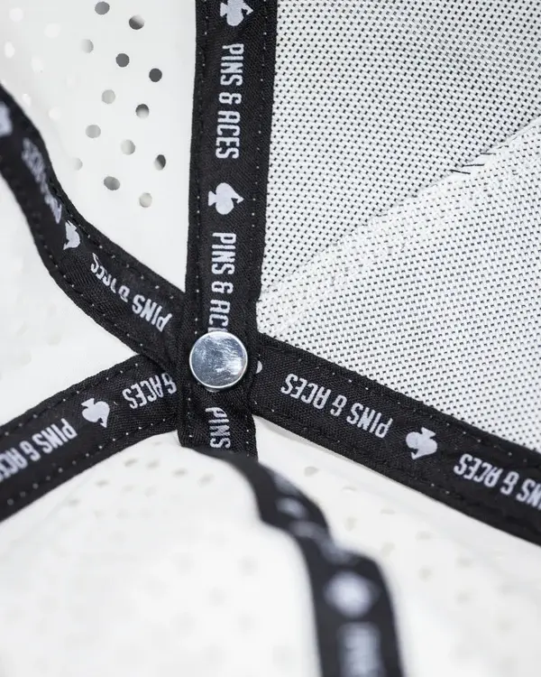 Thumbnail: Perforated Rope Hat - White