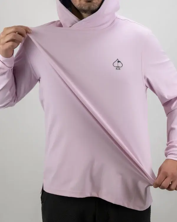 Thumbnail: Performance Golf Hoodie - Flower Doodle Blue