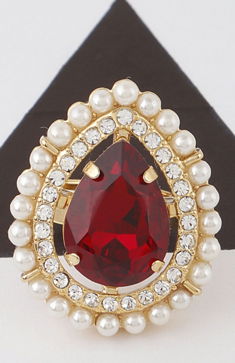 Thumbnail: Jeweled Rhinestone Ring