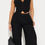 Thumbnail: Sleeveless Vest and Wide Leg Pants Set 