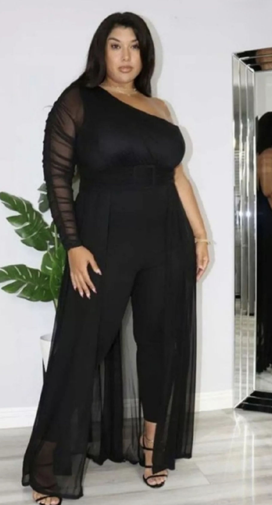 After Hours One Shoulder Jumpsuit