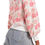 Thumbnail: Fuzzy Floral Patchwork Bomber Cardigan