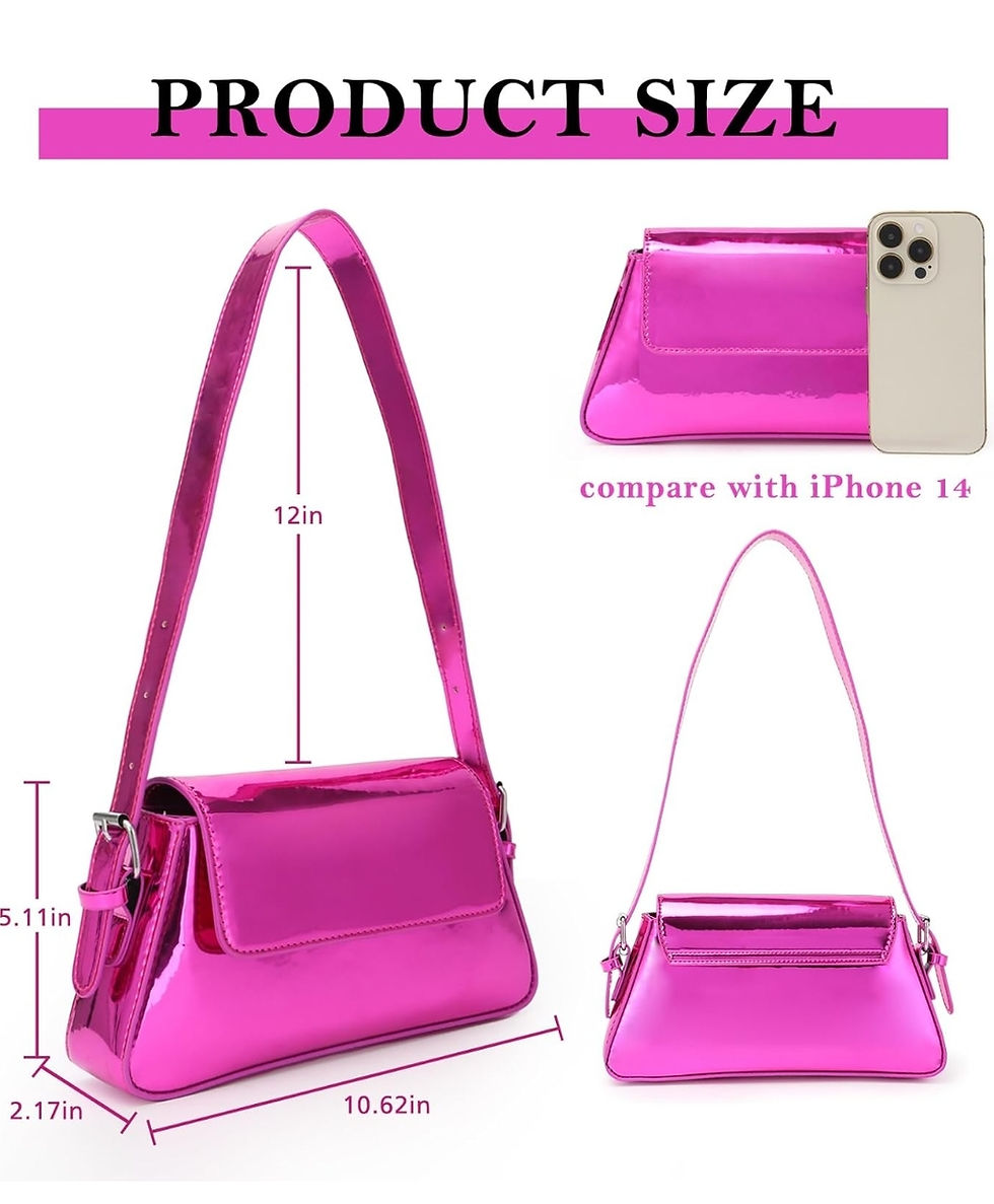 Thumbnail: Chrome Metallic Handbag 