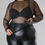 Thumbnail: Sheer Rhinestone Detail Mesh Top