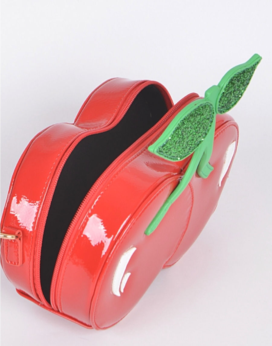 Thumbnail: Red Cherry Shape Clutch Bag