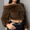 Thumbnail: Oversized Faux Fur Crop Top
