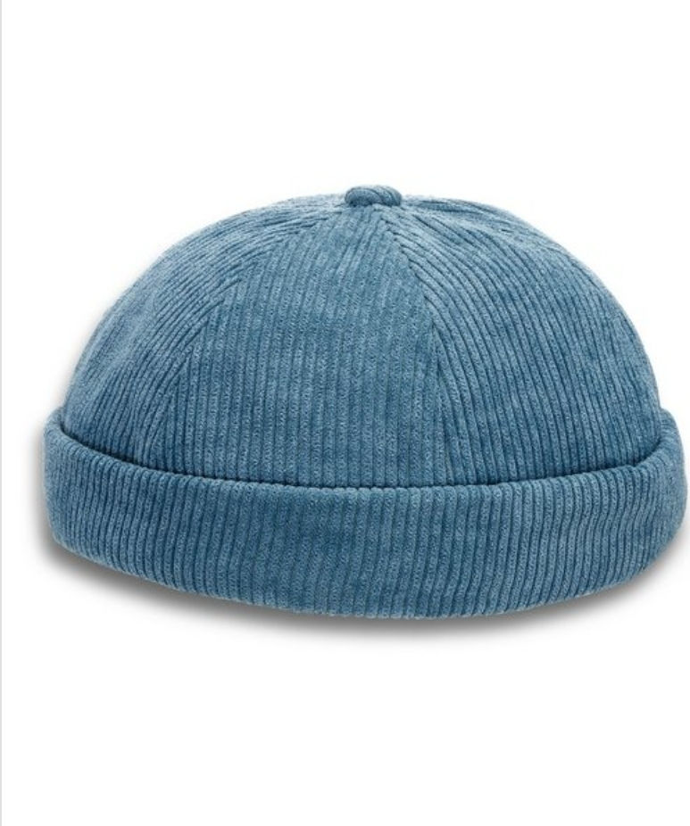 Denim Brimless Docker Hat