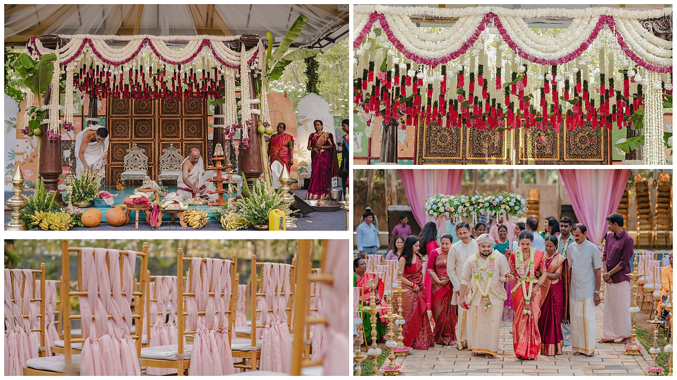 wedding mandap decor at royalton leisure Jiva
