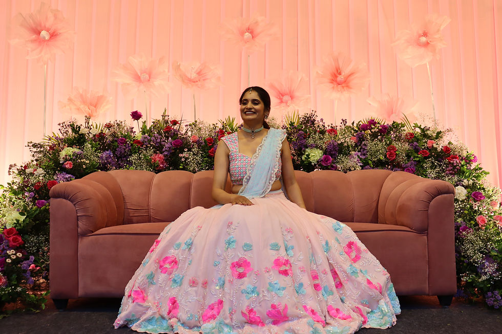 real bride at tamara for her mehendi