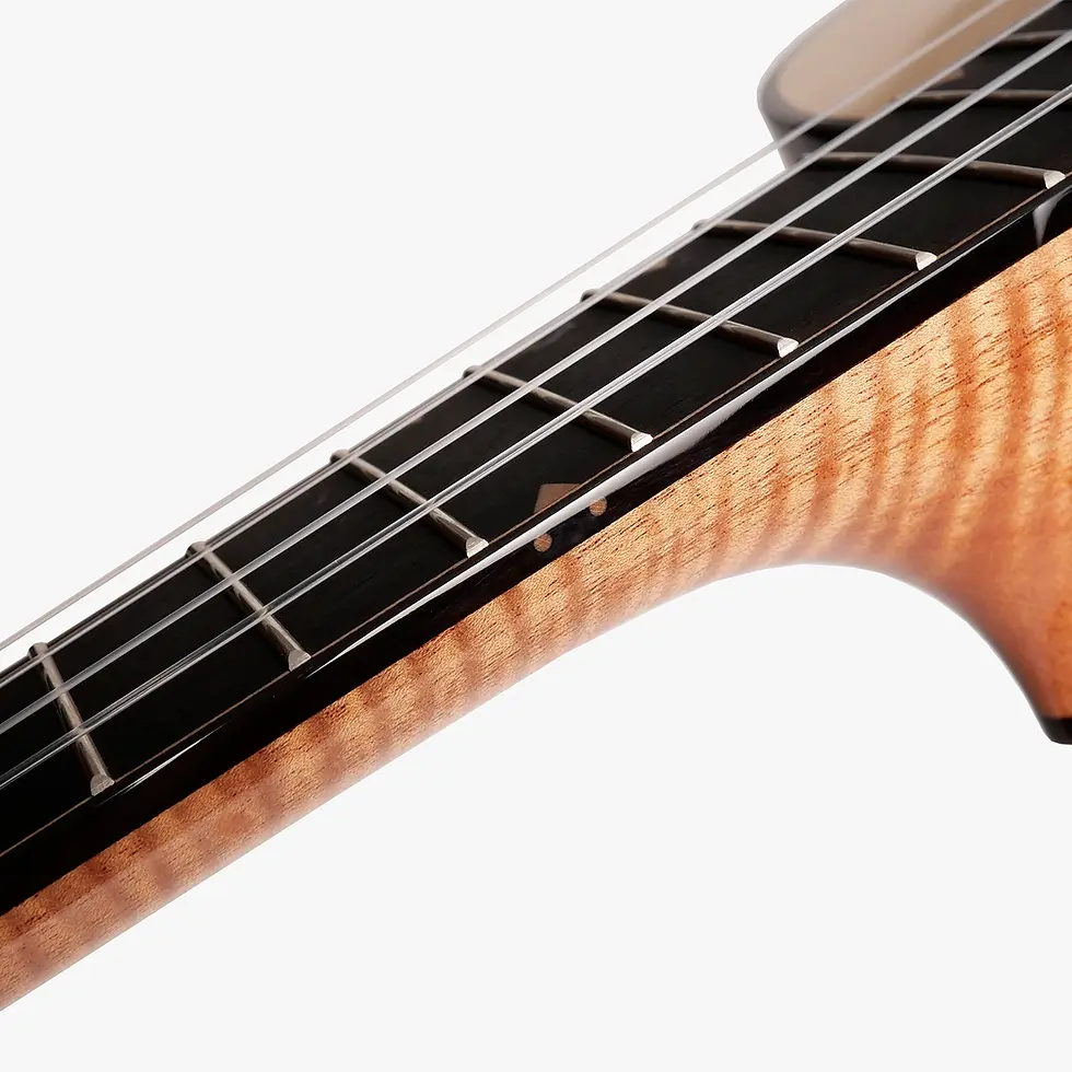 Thumbnail: Sisu Baritone 001 / Q Series / The Rebel Ukulele with Leather Bag