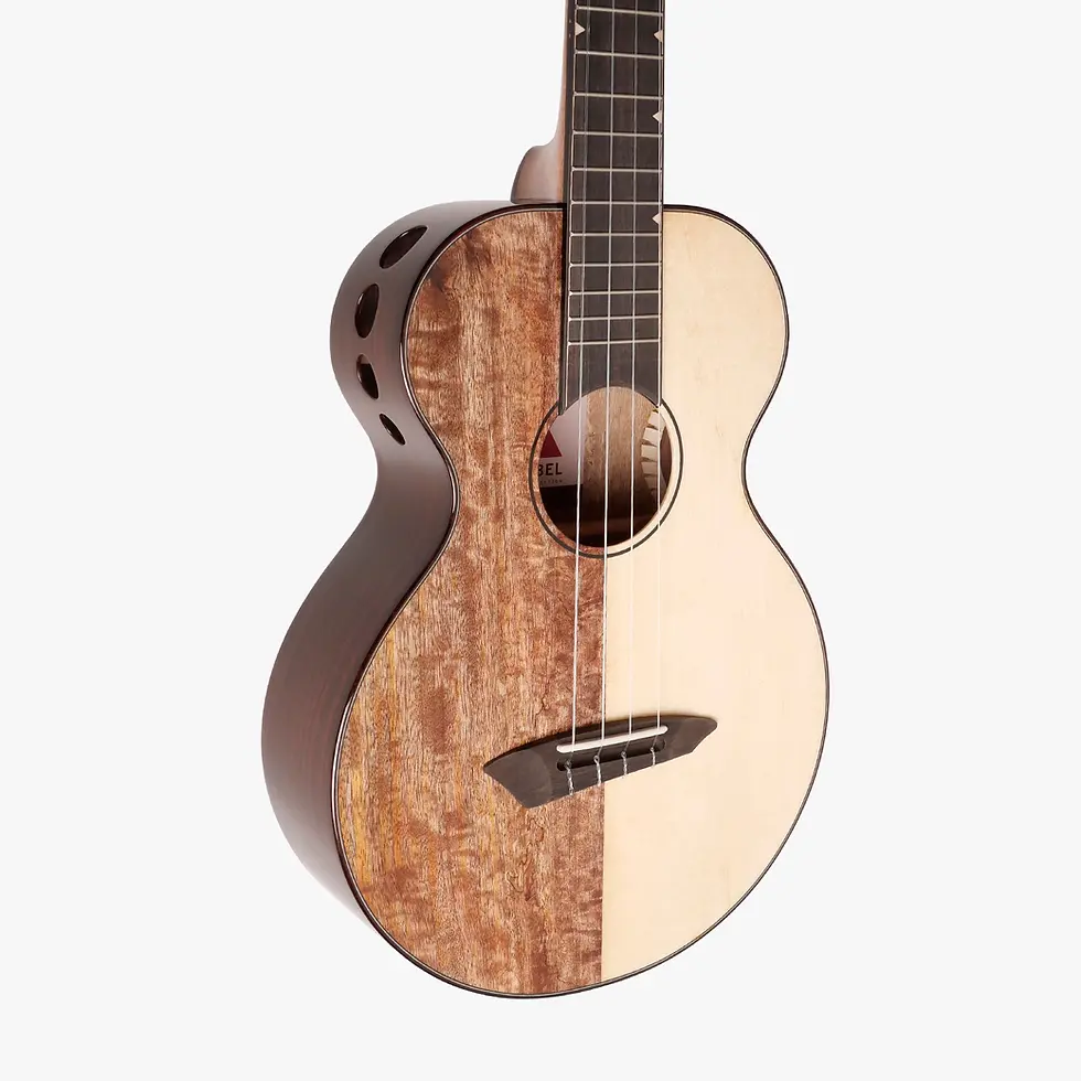 Thumbnail: Sisu Baritone 009 / Q Series / The Rebel Ukulele With Leather Bag