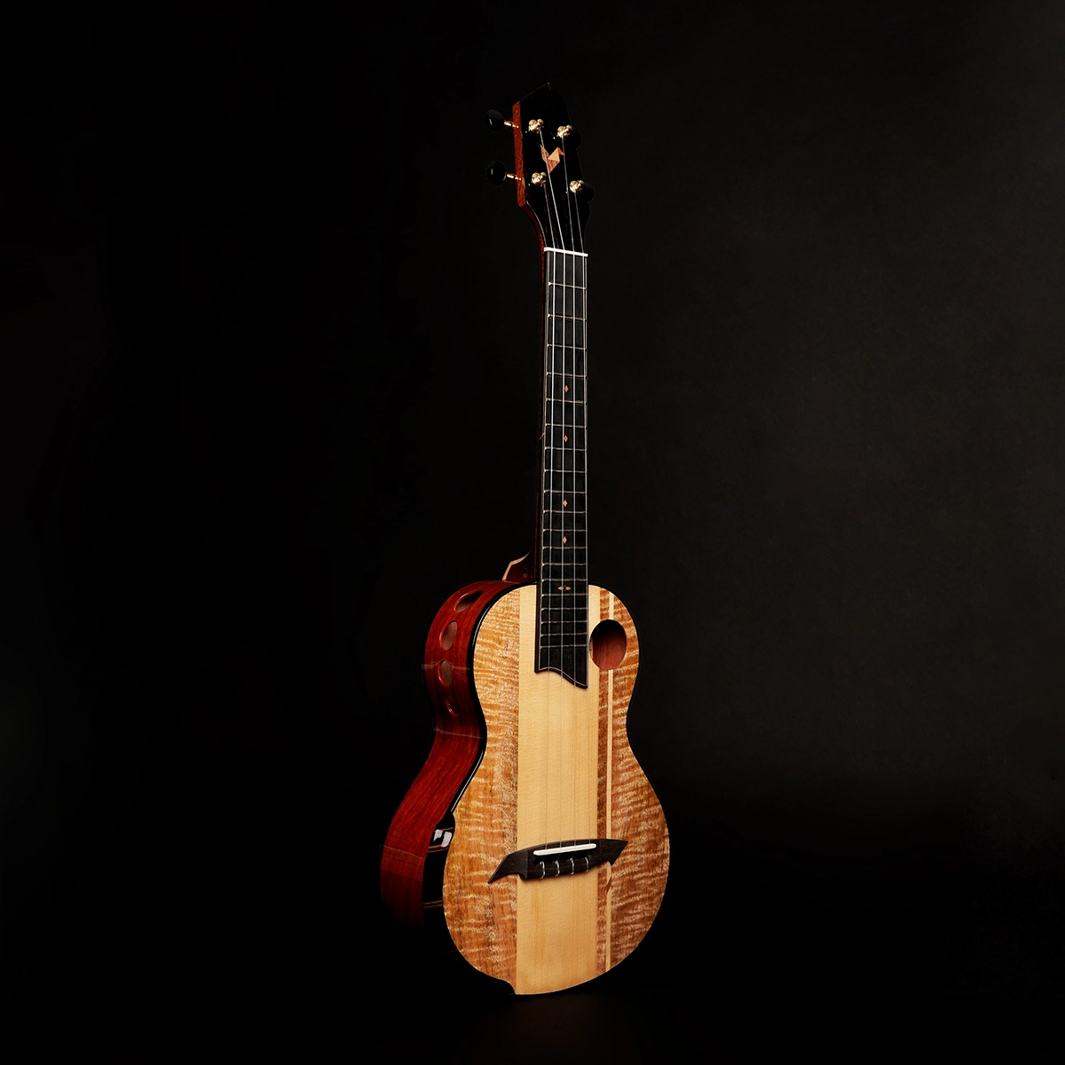  The Rebel Alchemist ukulele (Top Mango + Spruce)