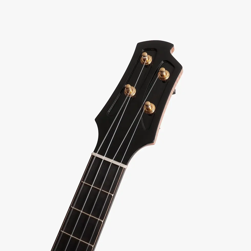 Thumbnail: Sisu Baritone 007 / Q Series / The Rebel Ukulele with Leather bag