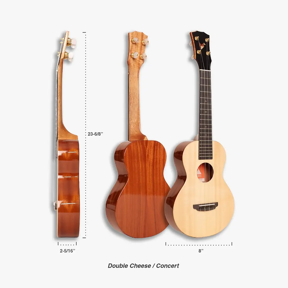 Thumbnail: Double Cheese /J Series / The Rebel Ukulele