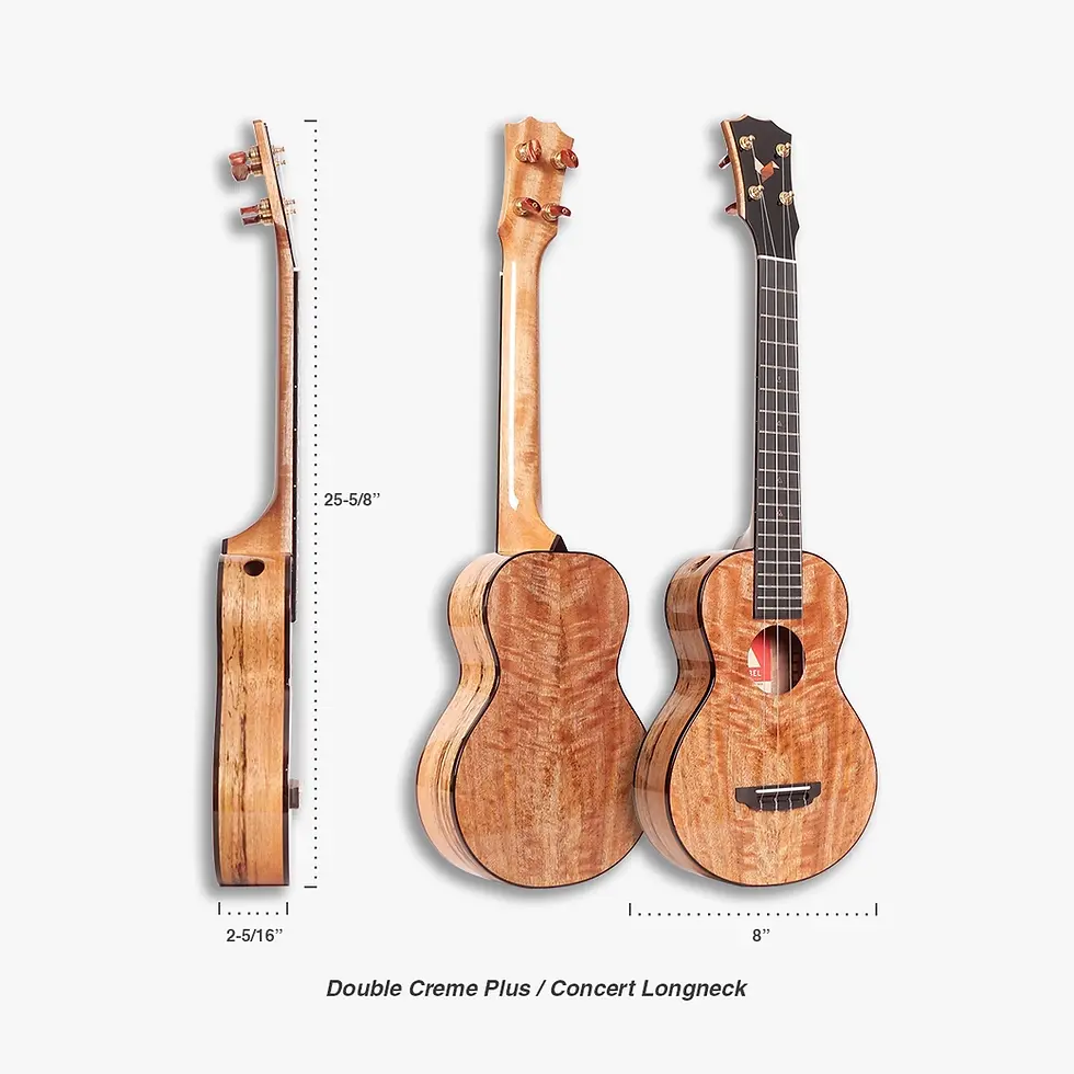 Thumbnail: Double Creme Plus / J Series / The Rebel Ukulele