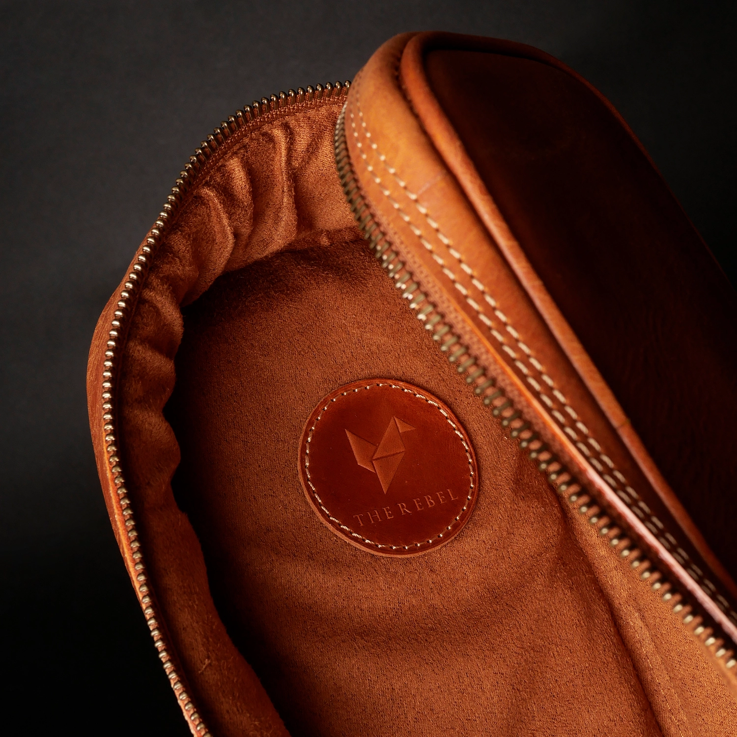 Baritone Leather Bag: The Rebel Logo