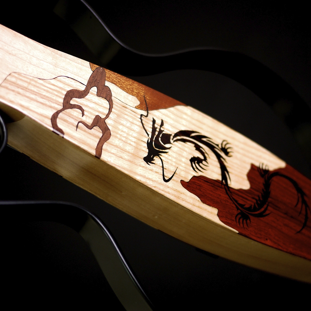 The rebel ukulele Lightness of Touch with pickup