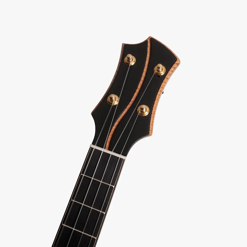 Thumbnail: Sisu Baritone 006 / Q Series / The Rebel Ukulele with Leather bag