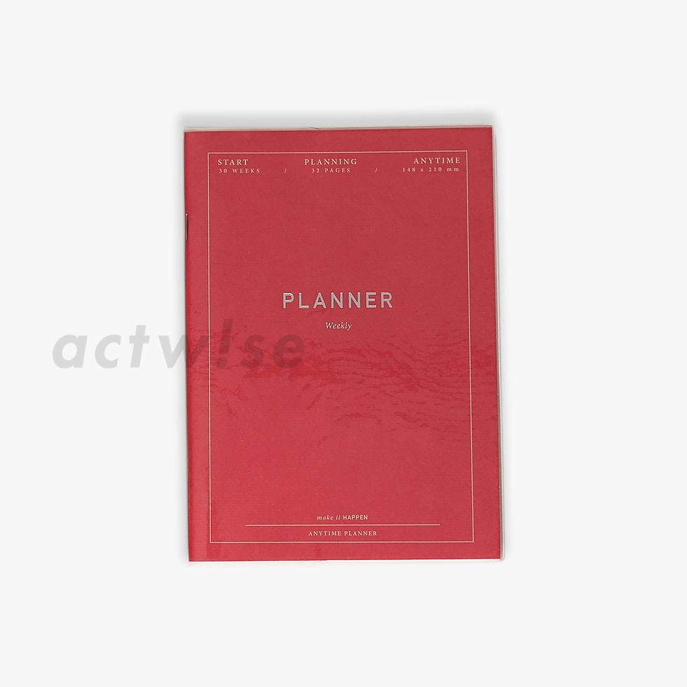 Thumbnail: Anytime weekly planner