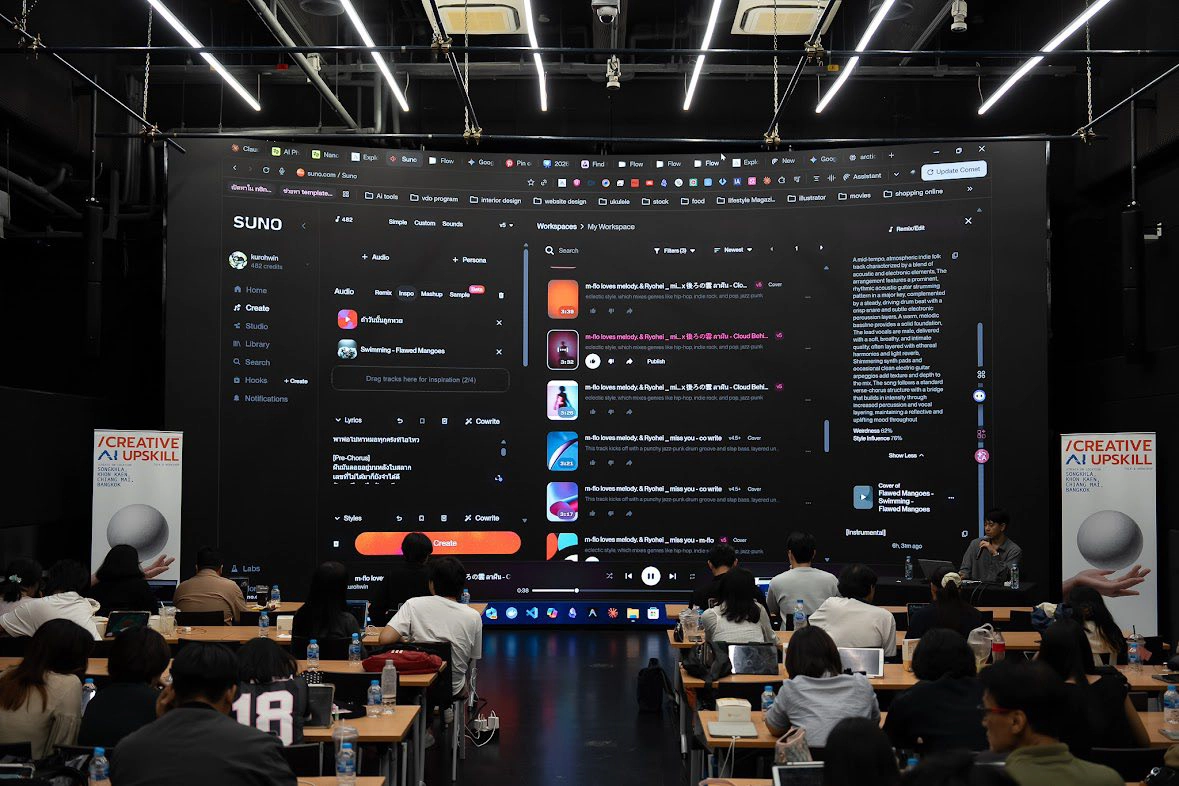 ภาพบรรยากาศ CREATIVE AI UPSKILL รอบกรุงเทพ