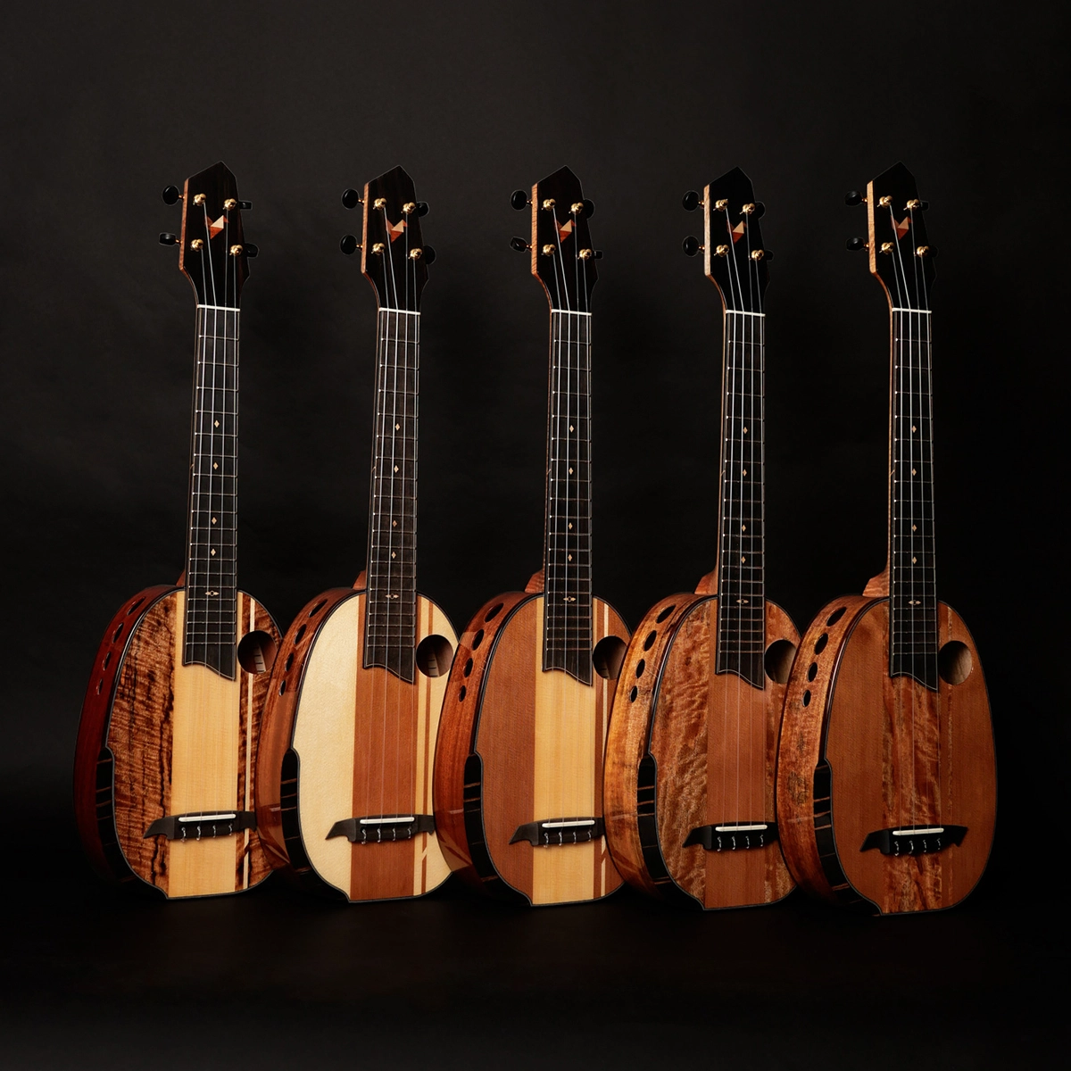 the rebel ukulele pi 3.14159 mango+ spruce / spruce+red cedar / red cedar+spruce / mango+red cedar / red cedar+mango