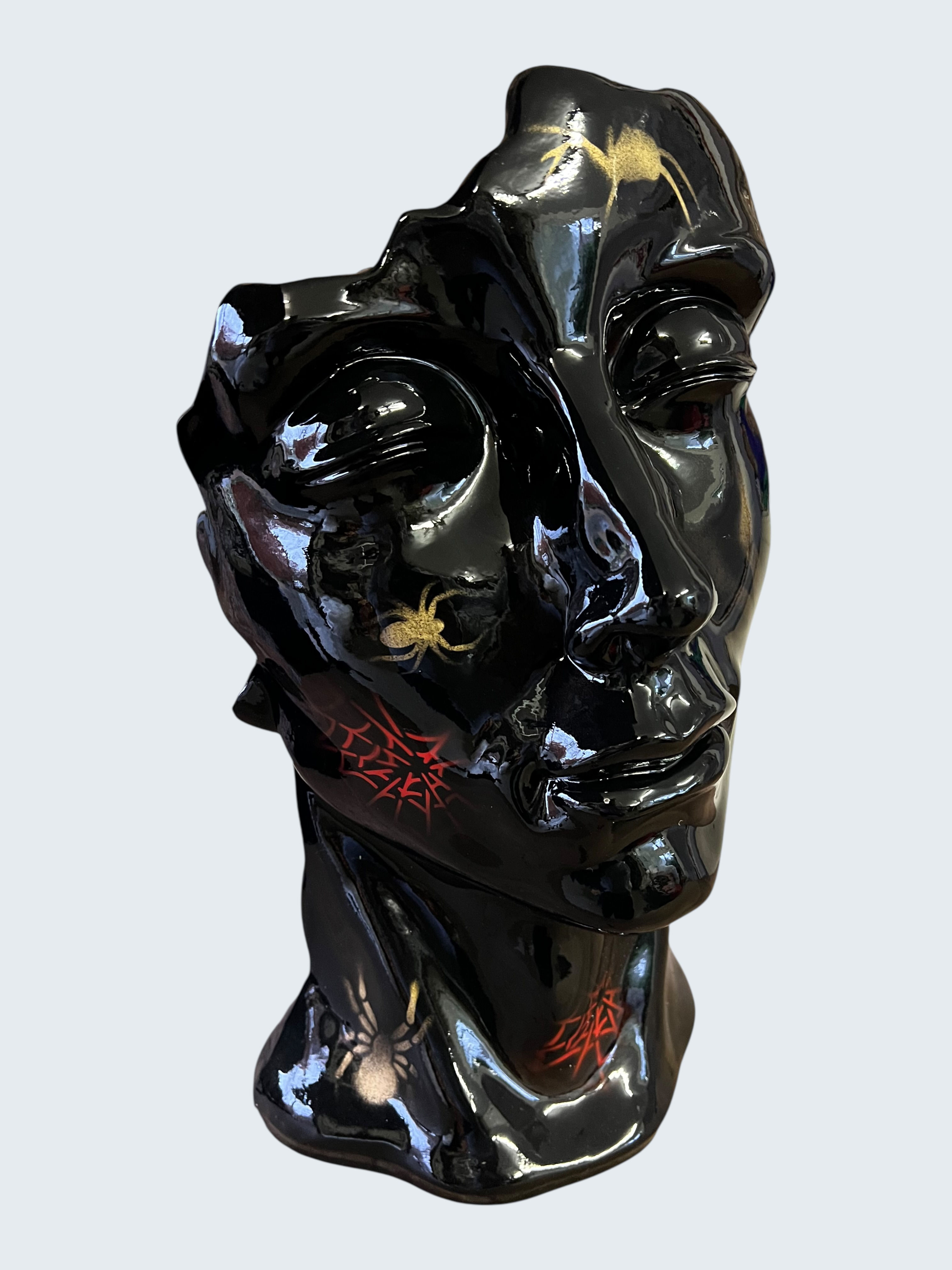 Masker zwart special spin 60 cm