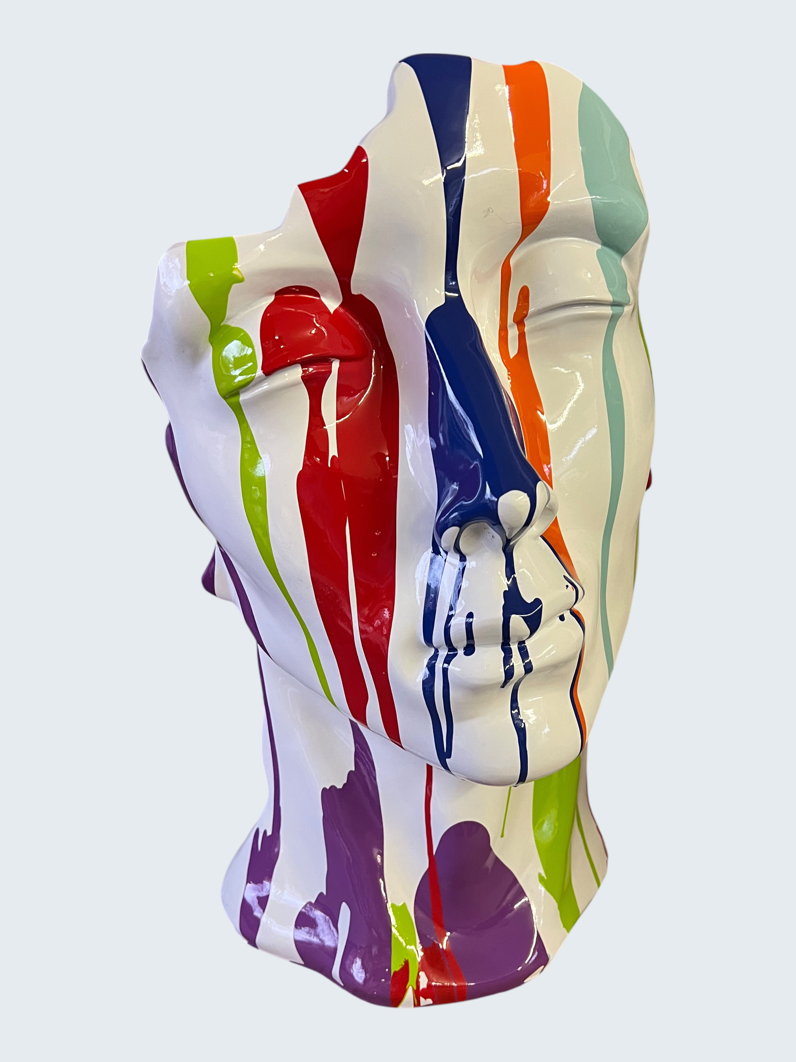 Masker wit druip 60 cm